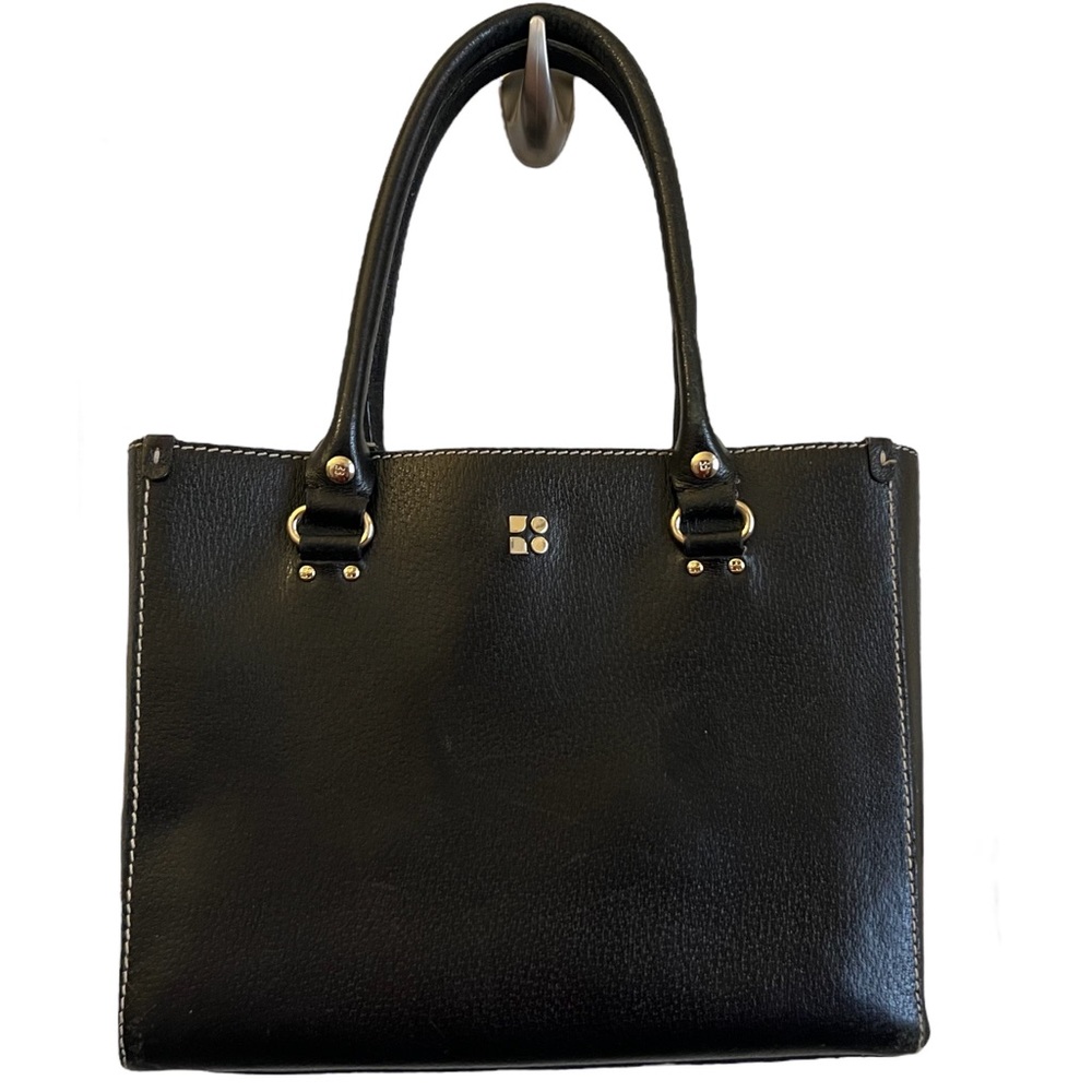 Vintage Kate Spade Leather Tote | Black